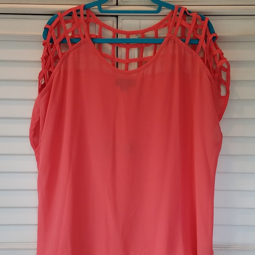 Coral Dressy Shirt